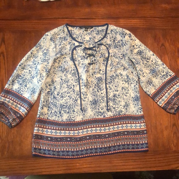Zac & Rachel Peasant Bohemian Blouse - Picture 3 of 11